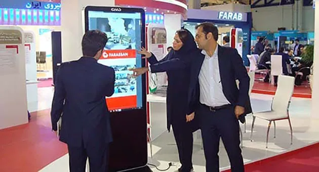 اجاره کیوسک تاچ نمایشگاهی