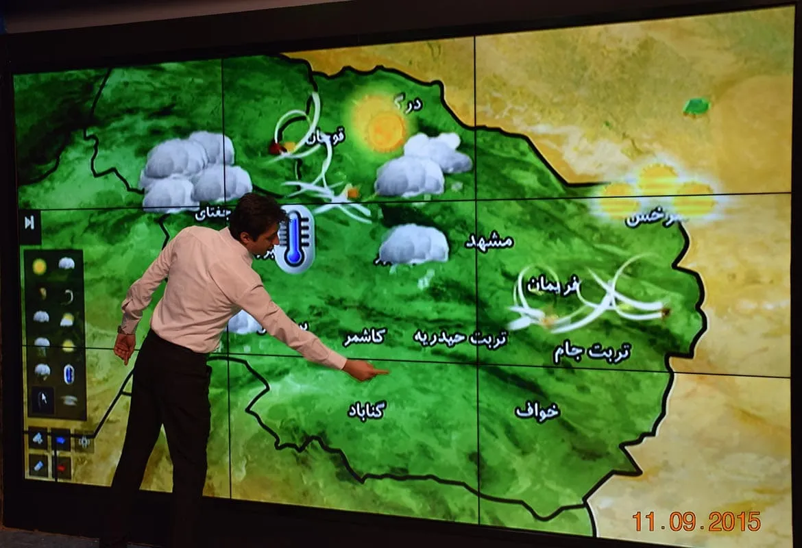 ویدیو وال لمسی