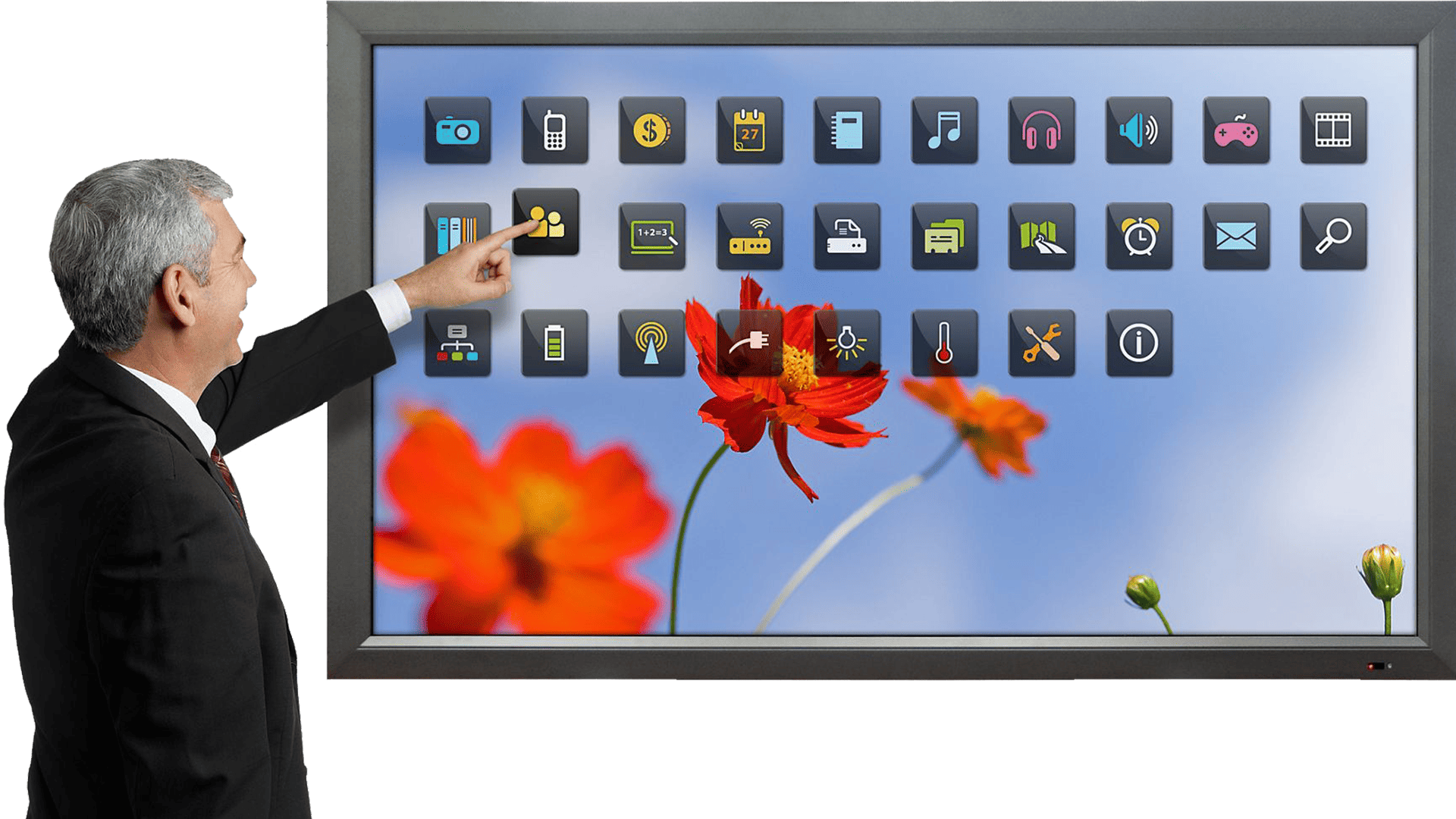 کاربرد های کامپیوتر های لمسی بزرگ کاواک در دفاتر وزرا و مدیران ارش اجرایی