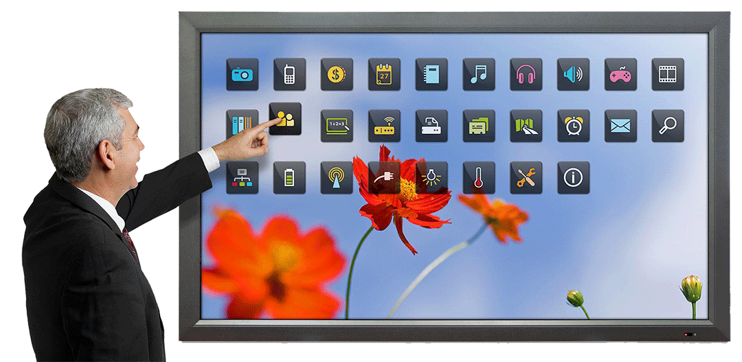 کاربرد های کامپیوتر های لمسی بزرگ کاواک در دفاتر وزرا و مدیران ارش اجرایی